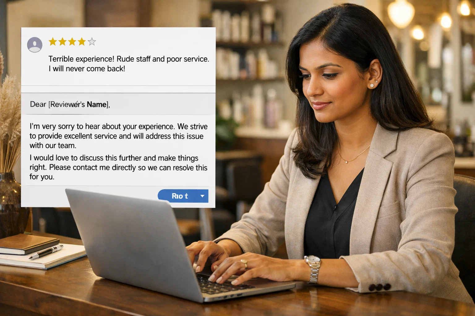 How to Handle Negative Reviews and Protect Your Salon Reputation