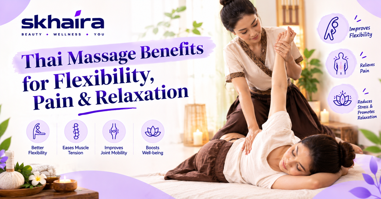 Thai Massage Benefits for Flexibility, Pain & Relaxation