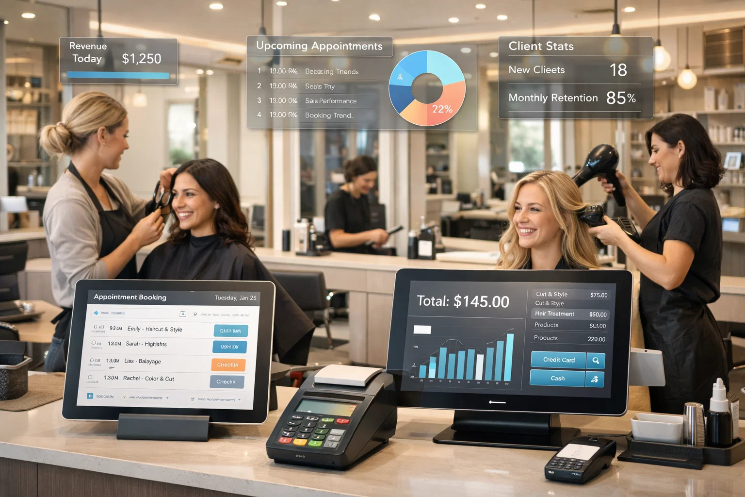 The Ultimate Salon Management Software: Boost Bookings, Reduce No-Shows & Grow Your Salon Business