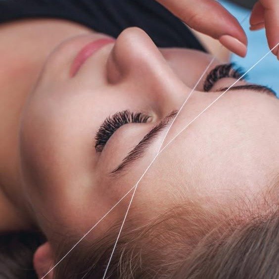 Full Face Threading & Glow Package