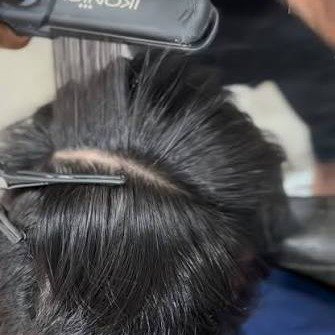 Hair Ironing